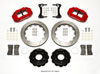 Wilwood 140-13880-r | Narrow Superlite 4R Front Hat Kit 12.88in Red 2007-Up Jeep Wrangler; 2007-2021 Alternate Image 1