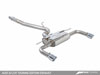 AWE Tuning 3015-32056 | Audi A3 Sedan 2.0L Turbo Touring Edition Exhaust - Dual Outlet, Chrome Silver mm Tips; 2015-2017 Alternate Image 1