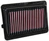 K&N Engineering 333063 | K&N 16-17 Suzuki Baleno II L3-1.0L F/I Replacement Drop In Air Filter Alternate Image 8