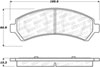 Stoptech 305.07260 | StopTech Street Select Brake Pads Oldsmobile Bravada, Front; 1997-2001 Alternate Image 1