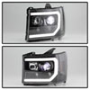 SPYDER 5087522 | Spyder GMC Sierra 1500/2500/3500 07-13 Denali 08-13 LED Headlights Blk PRO-YD-GS07V2PL-BK; 2007-2013 Alternate Image 8