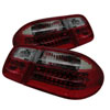 SPYDER 5020659 | xTune Mercedes Benz W210 E-Class LED Tail Lights - Red Smoke; 1996-2002 Alternate Image 1