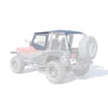 Rampage 109435 | 1992-1995 Jeep Wrangler(YJ) Frameless Soft Top Kit - Black Diamond; 1992-1995 Alternate Image 5