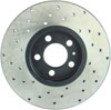 Stoptech 128.33059L | StopTech Volkswagen Golf Sport Cryo Cross Drilled Rotor, Front Left; 1998-2006 Alternate Image 5