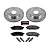 PowerStop k7794 | Power Stop 87-94 Oldsmobile Cutlass Cruiser Front Z23 Evolution Sport Brake Kit; 1987-1994 Alternate Image 2