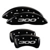 MGP 32009SMGPBK | MGP 4 Caliper Covers Engraved Front & Rear MGP Black finish silver ch; 2007-2009 Alternate Image 6