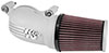 K&N Engineering 571137s | K&N 01-17 Harley Davidson Softail / Dyna FI Performance Air Intake System Silver Alternate Image 1