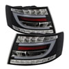 SPYDER 5079602 | Spyder Audi A6 4Dr Sedan Only (non-Quattro) Light Bar LED Tail Lights - Incandescent Model Only - Black - (ALT-YD-AA605-LBLED-BK); 2005-2008 Alternate Image 1