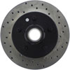 Stoptech 128.66025L | StopTech GMC C1500 Sport Cross Drilled Brake Rotor, Front Left; 1995-1999 Alternate Image 6