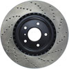 Stoptech 128.42076R | StopTech Nissan 350Z Sport Cross Drilled Brake Rotor, Front Right; 2003-2008 Alternate Image 6