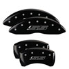 MGP 14231SSS5BK | 4 Caliper Covers Engraved Front & Rear Gen 5/SS Black finish silver ch; 2014-2015 Alternate Image 7