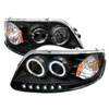 SPYDER 5010292 | Spyder Ford Expedition ( Manu. Date June ) 1PC CCFL LED ( Replaceable LEDs ) Projector Headlights - Black - (PRO-YD-FF15097-1P-CCFL-BK); 1997-2002 Alternate Image 1