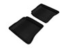 3D Maxpider l1mb00621509 | 3D MAXpider 2007-2013 Mercedes-Benz S-Class W221 Kagu 2nd Row Floormats - Black; 2007-2013 Alternate Image 1