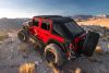 Rugged Ridge 1386335 | 2018+ Jeep Wrangler JLU 4 Dr Black Diamond Stitch Cloth Voyager Top (Tinted); 2018-2024 Alternate Image 3