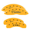 MGP 34213FMGPYL | MGP 2 Caliper Covers Engraved Front MGP Yellow Finish Black Characters 2004 GMC Canyon; 2004-2005 Alternate Image 2