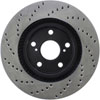 Stoptech 128.44146L | StopTech Pontiac Vibe Sport Cross Drilled Brake Rotor, Front Left; 2009-2010 Alternate Image 4