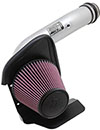 K&N Engineering 693528ts | K&N 10-11 Ford Taurus 3.5L V6 Silver Typhoon Cold Air Intake; 2010-2011 Alternate Image 2