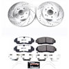 PowerStop k5432-26 | Power Stop 12-15 Honda Crosstour Front Z26 Street Warrior Brake Kit; 2012-2015 Alternate Image 2