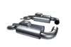 Kooks Headers 11546300 | KOOKS Mustang Shelby GT350 5.2L 3in Axle Back Exhaust System for Kooks Headers and X-Pipe for Factory Quad Tips; 2015-2017 Alternate Image 1