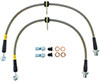 Stoptech 95044015 | StopTech 02-12 Toyota Camry Coupe/Sedan / 04-08 Solara Front Stainless Steel Brake Lines; 2002-2012 Alternate Image 4