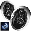 SPYDER 5011336 | Spyder Mini Cooper DRL LED Projector Headlights - Black - (PRO-YD-MC02-DRL-BK); 2002-2006 Alternate Image 2