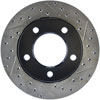 Stoptech 127.63006L | StopTech Jeep CJ7 Sport Drilled/Slotted Rotor, Front Left; 1977-1986 Alternate Image 4