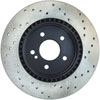 Stoptech 128.35048R | StopTech Mercedes-Benz CLK55 AMG Sport Cryo Cross Drilled Rotor, Rear Right; 2001-2004 Alternate Image 4