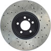 Stoptech 128.34060R | StopTech BMW X5 Sport Cryo Cross Drilled Rotor, Front Right; 2002-2006 Alternate Image 4