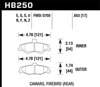 Hawk Performance HB250B.653 | Hawk 1998-2002 Chevrolet Camaro SS 5.7 HPS 5.0 Rear Brake Pads; 1998-2002 Alternate Image 2