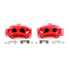 PowerStop s4990j | Power Stop 06-10 Jeep Commander Front Red Calipers w/Brackets - Pair; 2006-2010 Alternate Image 2