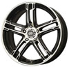 Enkei 434-875-6545bkm | FD-05 18x7.5 5x114.3 45mm Offset Black Machined Wheel Alternate Image 1