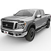 EGR 305901 | 16+ Nissan Titan XD Superguard Hood Shield (305901); 2016-2023 Alternate Image 3