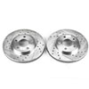 PowerStop ar8350xpr | Power Stop 00-01 Dodge Neon Front Evolution Drilled & Slotted Rotors - Pair; 2000-2001 Alternate Image 1