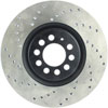 Stoptech 128.33062R | StopTech Audi TT Quattro Sport Cryo Cross Drilled Rotor, Front Right; 2000-2006 Alternate Image 6