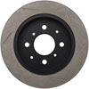 Stoptech 126.40017SR | StopTech Honda CRX Sport Slotted Brake Rotor, Rear Right; 1990-1991 Alternate Image 6