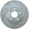 Stoptech 227.47012L | StopTech Subaru Forester C-Tek Sport Drilled & Slotted Rotor; 1998-2002 Alternate Image 4