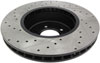 Stoptech 127.34071L | StopTech BMW 645Ci Sport Drilled/Slotted Rotor, Front Left; 2004-2005 Alternate Image 5