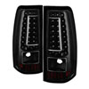 SPYDER 5081261 | Xtune Chevy Silverado 1500-2500-3500 03-06 C-Shape LED Tail Lights Black ALT-ON-CS03-G2-LED-BK; 2003-2006 Alternate Image 1