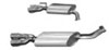 Kooks Headers 25206100 | Kooks Caprice PPVGM LS Engine OEM x 3in Axleback Exhaust With Kooks Polished Oval Race Mufflers and Quad 3in Slash Cut Polished Tips; 2011-2017 Alternate Image 2