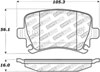 Stoptech 305.11080 | StopTech Street Select Brake Pads Volkswagen GTI, Rear; 2006-2010 Alternate Image 1