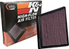 K&N Engineering 333075 | K&N 2015 Jaguar F-Pace V6-3.0L F/I Left Side Replacement Drop In Air Filter Alternate Image 6