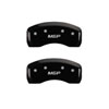 MGP 39023RMGPBK | MGP 2 Caliper Covers Engraved Rear MGP Black Finish Silver Characters 2007 Acura RL; 2006-2008 Alternate Image 1