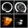 SPYDER 5077141 | Spyder BMW E46 3 SERIES 2 DR Projector Headlight - Halogen Model Only ( Not Compatible With Xenon/HID Model ) - LED Halo - Black - High H1 (Included) - Low H7 (Included); 2004-2006 Alternate Image 6