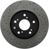 Stoptech 128.40057R | StopTech Acura RSX Sport Cryo Cross Drilled Rotor, Front Right; 2002-2006 Alternate Image 7