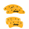 MGP 42007SJEPYL | 4 Caliper Covers Engraved Front & Rear JEEP Yellow finish black ch; 2012-2012 Alternate Image 6