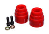 Energy Suspension 8.9104r | 1996-2009 Toyota 4Runner Rear Bump Stops (Red); 1996-2009 Alternate Image 1