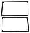 DEI 50272 | 18-23 Jeep Wrangler JL 2-Door Boom Mat Rear Side Window Trim - 2 Piece - Black Leather Look; 2018-2023 Alternate Image 3