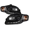 SPYDER 5008572 | Spyder Audi A4 ( Will Not Fit Convertible ) DRL LED Projector Headlights - Black - (PRO-YD-AA405-DRL-BK); 2006-2008 Alternate Image 3