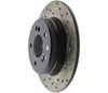 Stoptech 128.35012L | StopTech Mercedes-Benz C230 Sport Cryo Cross Drilled Rotor, Rear Left; 1999-2005 Alternate Image 3