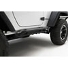 Rugged Ridge 11504.23 | RRC Rocker Guards Black 07-18 2-Door Jeep Wrangler; 2007-2018 Alternate Image 2